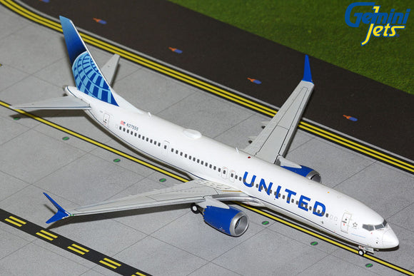 G2UAL1256 - Gemini Jets 1/200 United Boeing 737 MAX 9 - N37555