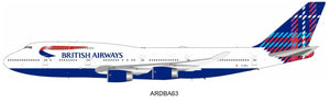 Pre-Order - ARDBA63 - ARD 1/200 British Airways Boeing 747-436 (With Stand) - G-BNLI