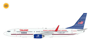 Pre-Order - G2TRU1372F - Gemini Jets 1/200 Trump-Vance Campaign (Eastern Air Express) Boeing 737-800W “Flaps Down” - N917XA