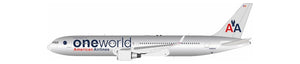 Pre-Order - IF763AA0323P - Inflight 200 American Airlines Boeing 767-300 "ONE WORLD with Stand" - N395AN