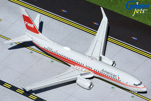 G2AAL473F - Gemini Jets 1/200 American Airlines Boeing 737-800 “TWA Heritage Livery” Flaps Down - N915NN