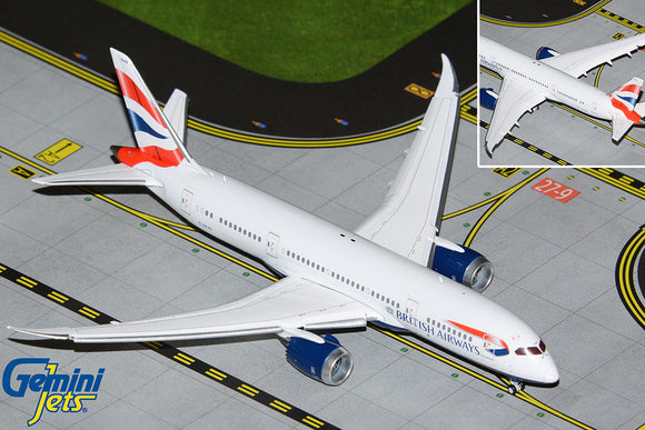 GJBAW2107F - Gemini Jets 1/400 British Airways Boeing 787-8 “Flaps Down” - G-ZBJG